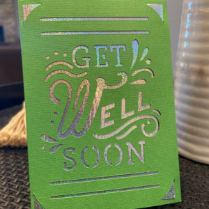 Get well soon card