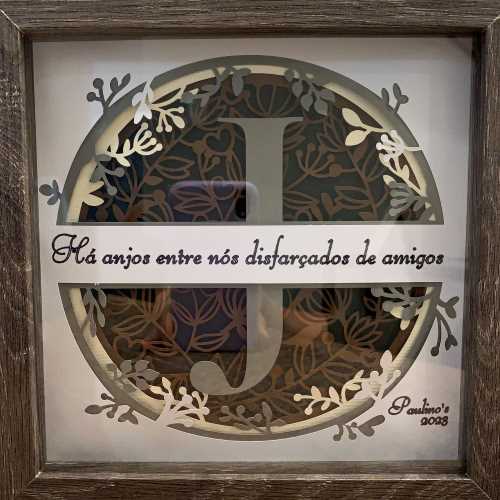 Letter J shadow box - Image 3