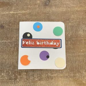 Circles birthday card
